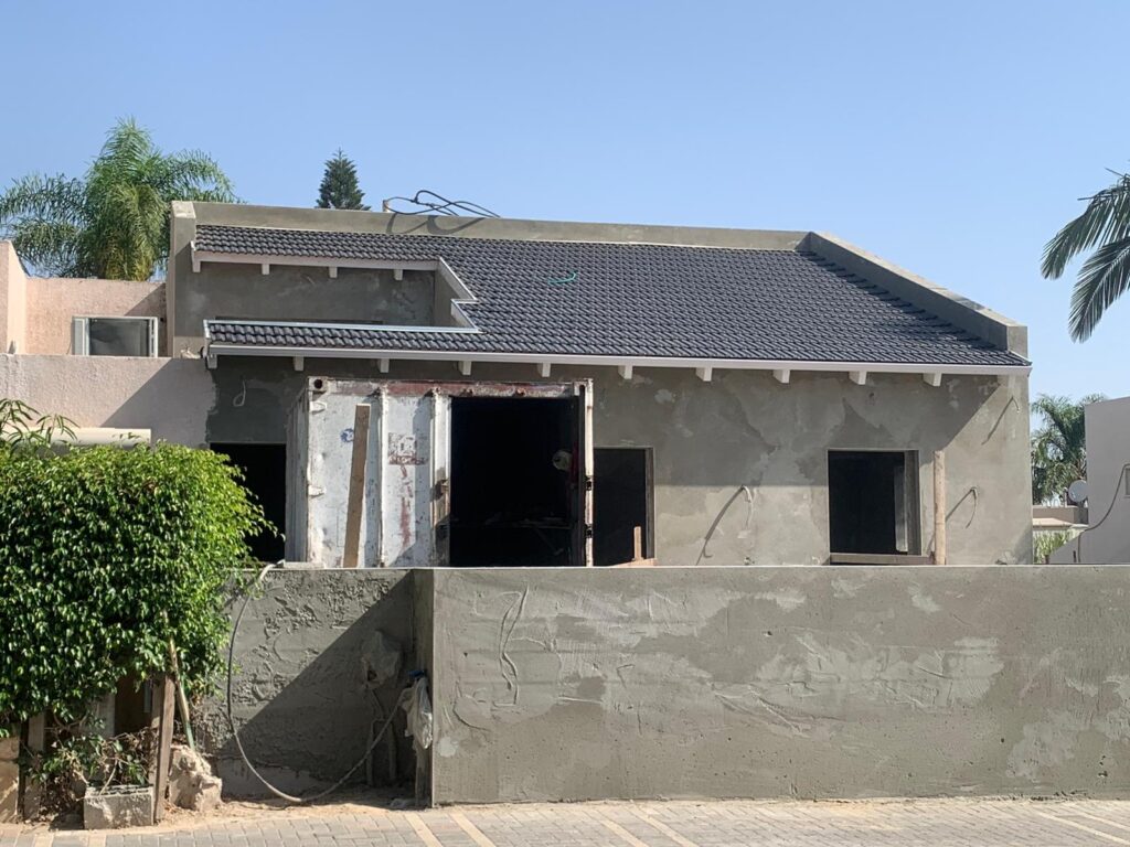 גג חשוף מקורות עץ